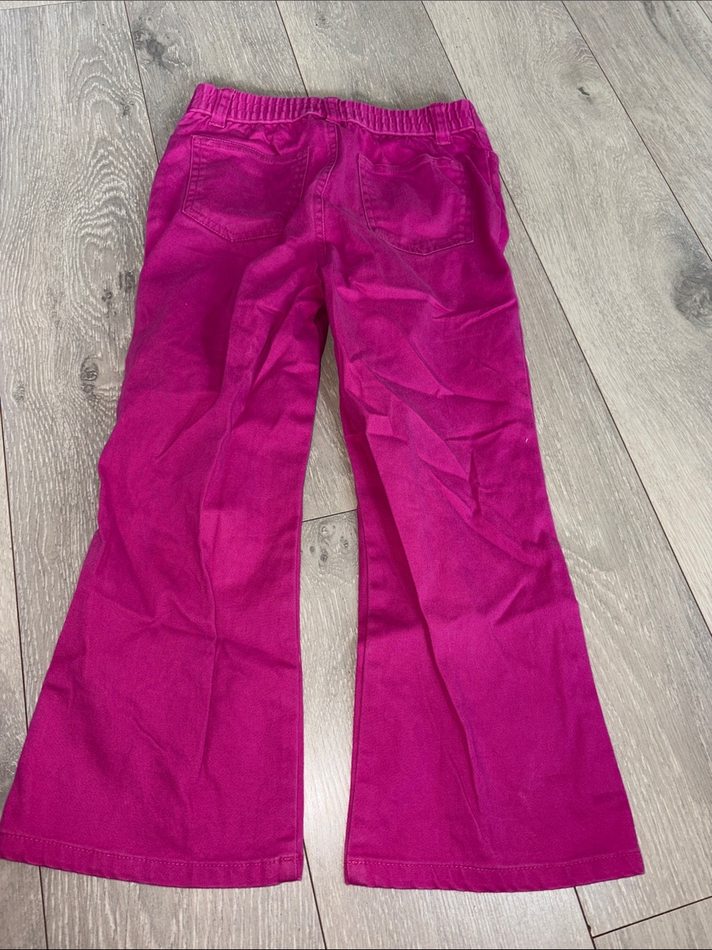 Disney Fuchsia Corduroy Flare Pants with Heart Rhinestones - Picture 3 of 3